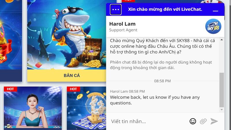 Liên hệ Sky88