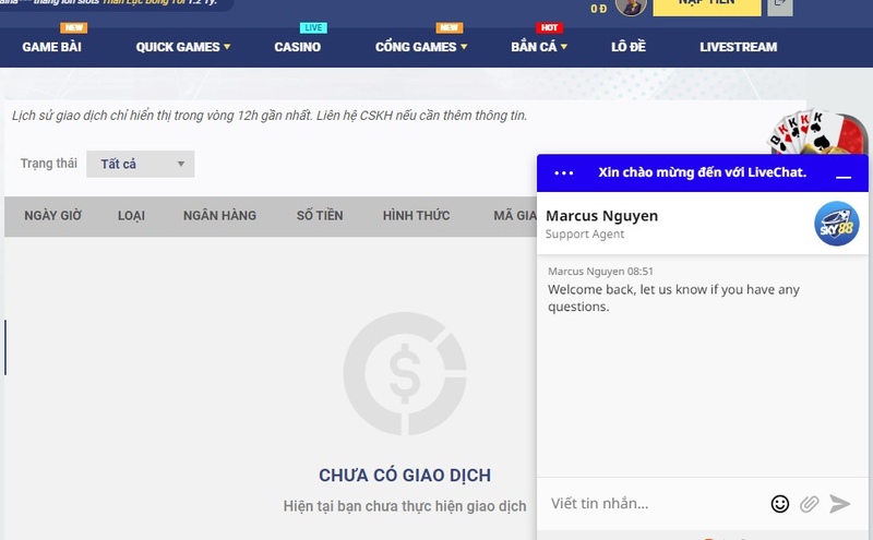 cskh tại sky88