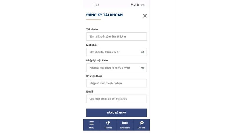 Hướng dẫn đăng ký Sky88