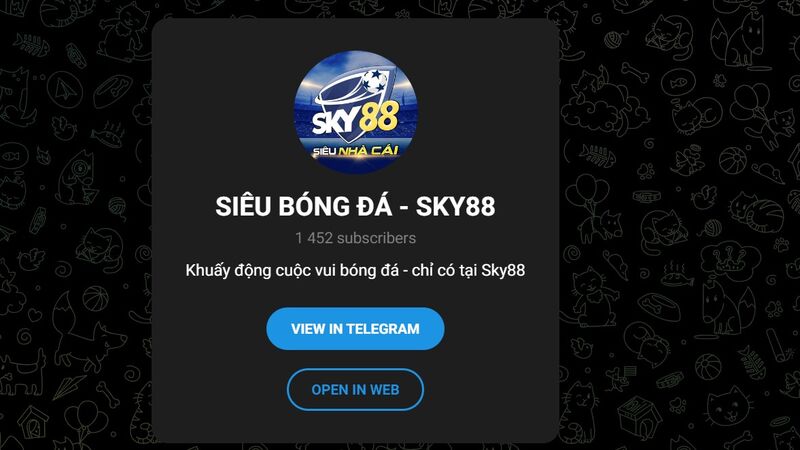 Liên hệ Sky88 thông qua Telegram