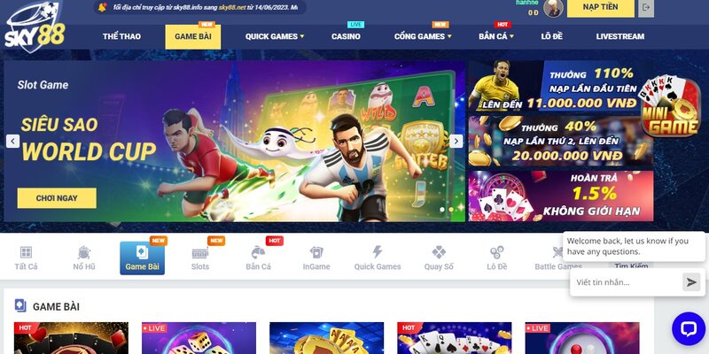 kho game khủng tại sky88
