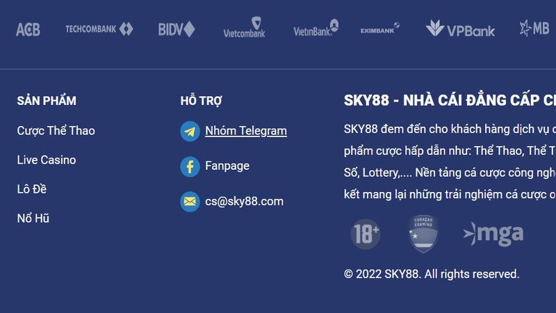 hổ trợ sky88