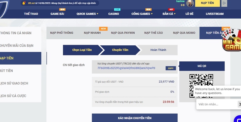 nạp tiền ảo sky88