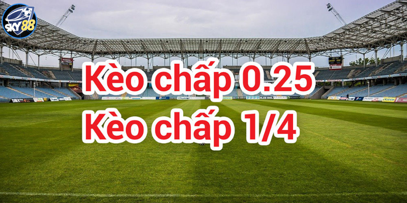 Kèo Bóng Chấp 0.25 Là Gì? 4 Cách Chơi Kèo Cơ Bản